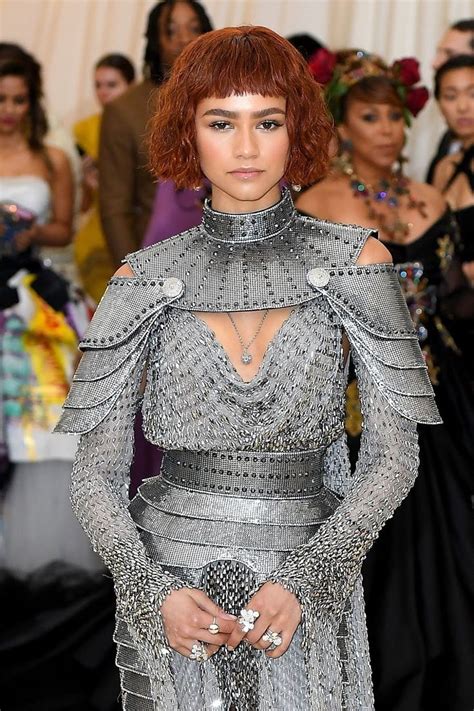 zendaya versace met gala|Zendaya vintage fashion.